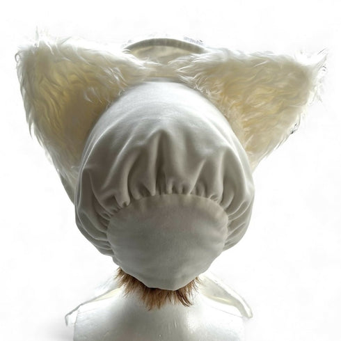 猫のボンネット オフホワイト