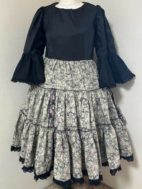 ゴブラン調姫袖OP・ヘッドドレス付き(バラ売り不可)