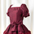 Noir Rose Jacquard Dress(ボルドー)
