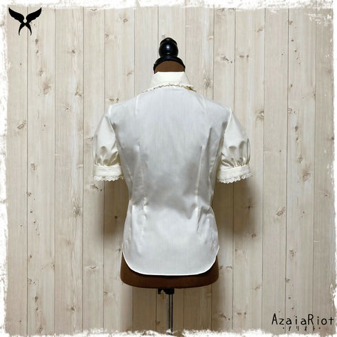 半袖ブラウス(フラット・生成) (3)