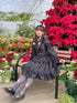 Noir Rose Jacquard Dress(Blk)