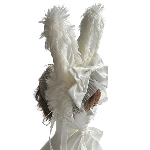 うさぎのヘッドドレス オフホワイト