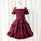 Noir Rose Jacquard Dress(ボルドー)
