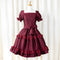 Noir Rose Jacquard Dress(ボルドー)