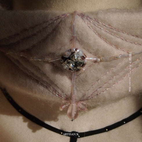 【AW限定】-ˋˏ一等星マフラー(カラー名:FLUFFY PINK)ˎˊ-