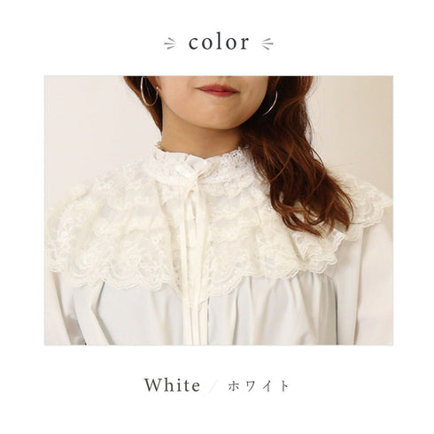 アリス薔薇チュールつけ襟