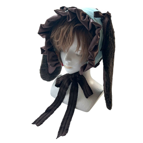 うさぎのヘッドドレス チョコミント