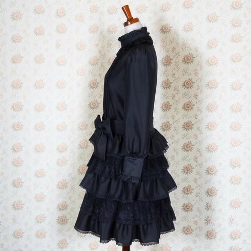 Victorian Nocturne Dress(Blk)