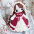 あみぐるどーるソナタサイズ着せ替え服セット【ボルドー】