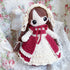あみぐるどーるソナタサイズ着せ替え服セット【ボルドー】