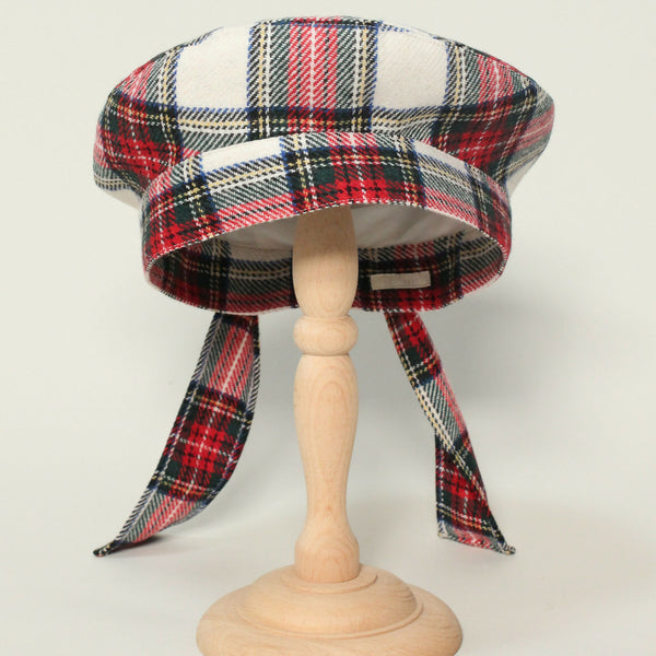 おりぼんちゃんフルボンネット ブラック×ホワイト