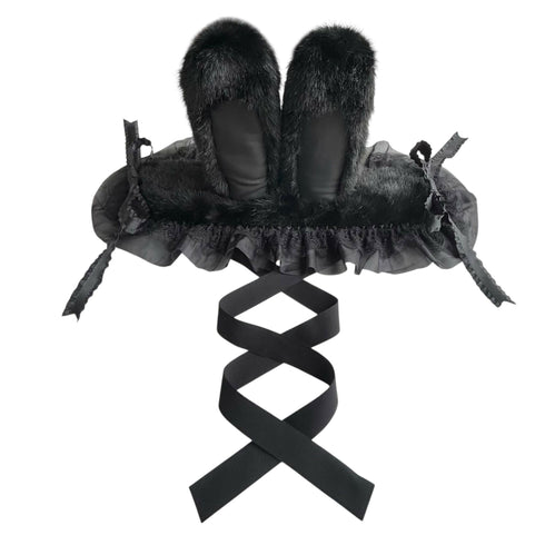 うさぎのヘッドドレス ブラック