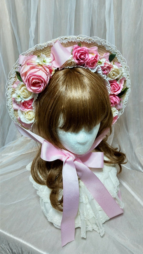 薔薇とリボンのスペシャルボンネット