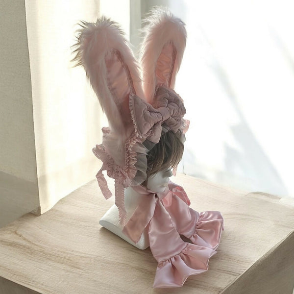 うさぎのヘッドドレス ピンク