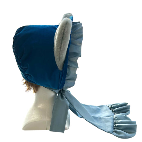 猫のボンネット ブルー